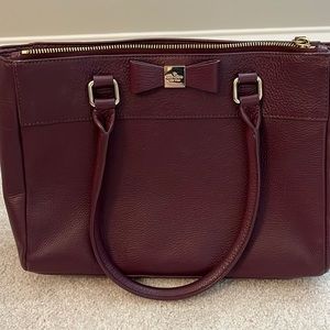 KATE SPADE maroon purse
